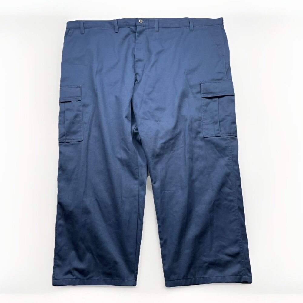 Big Bill Cargo Utilit Tech Pants Mens 56 x 32 Navy Blue Workwear Canada Made